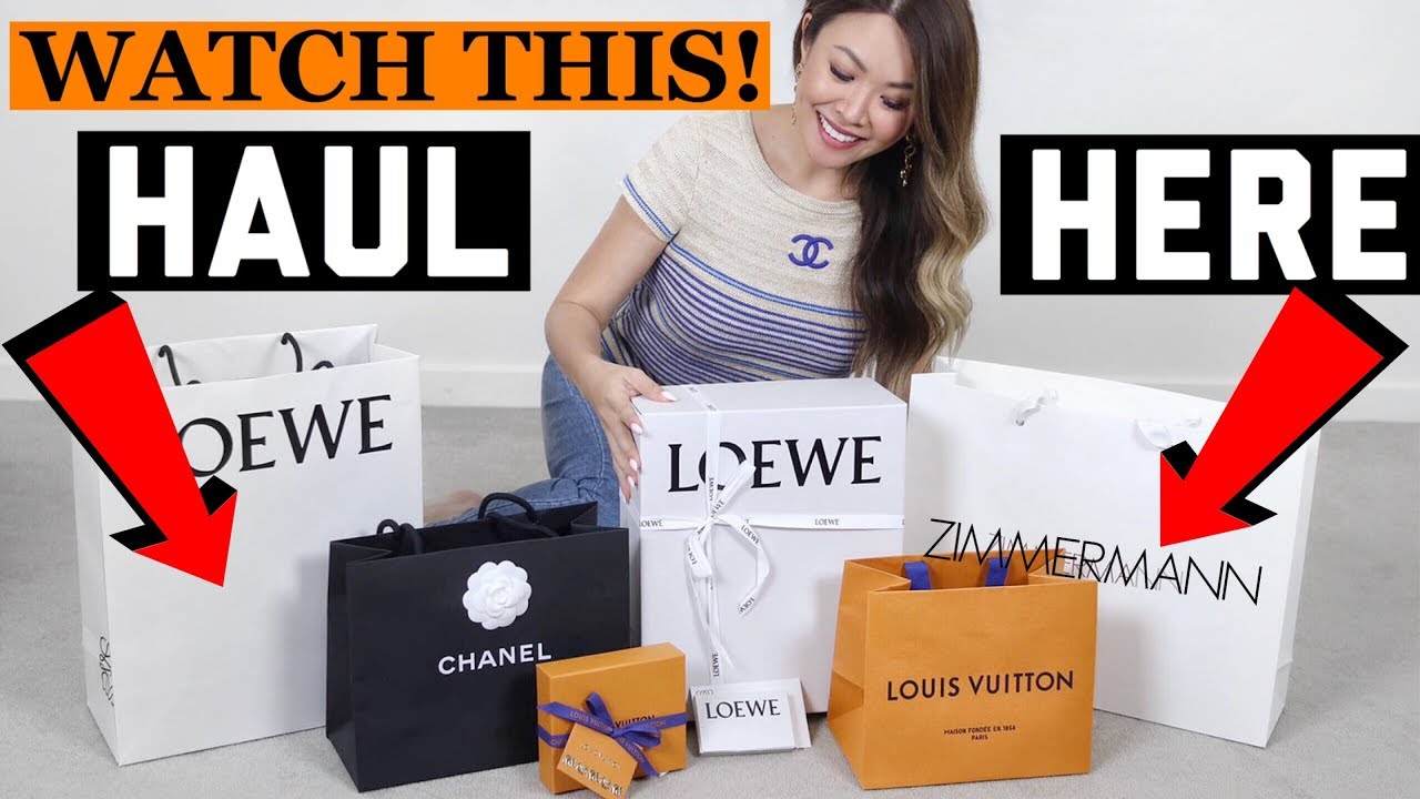 UNBOX WITH ME! Luxury Haul ft LOUIS VUITTON, CHANEL, LOEWE & ZIMMERMANN | Mel in Melbourne
