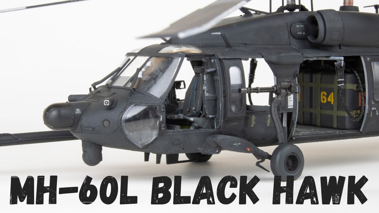 ICM's All New MH-60L Blackhawk! Full build Review