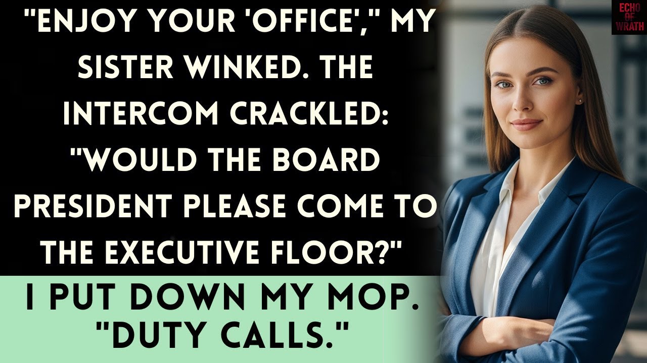At Dad's Retirement, They Gave Me The Janitor's Closet—Then The CEO's Office Called