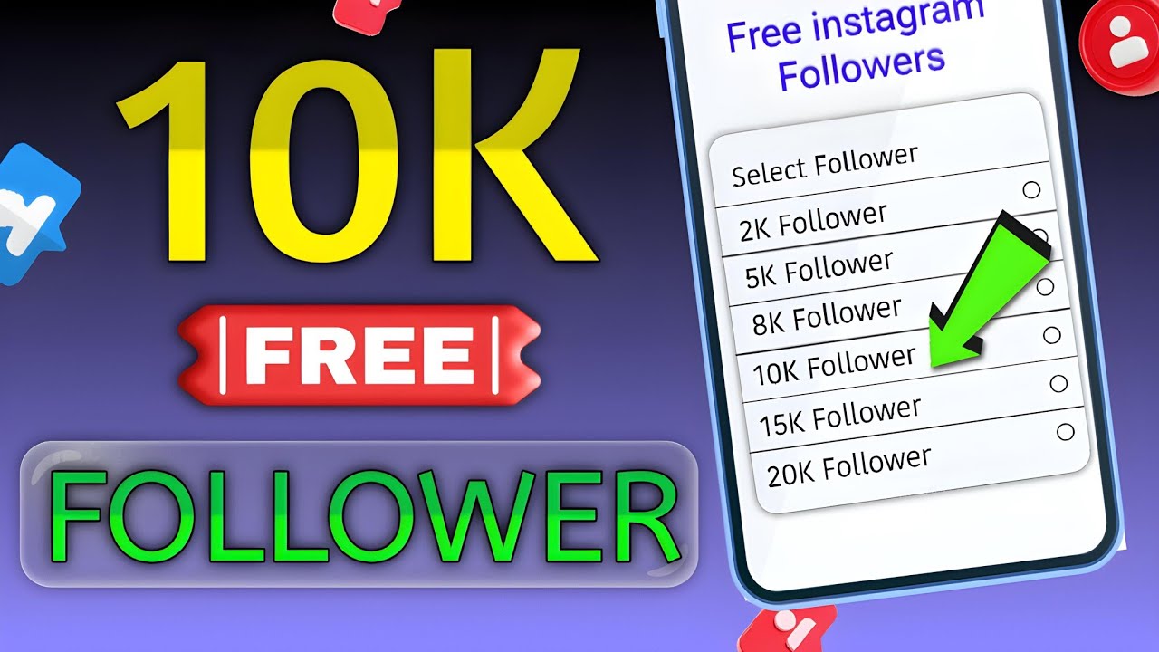 10K Free Followers || instagram Pe Followers Kaise Badhaye