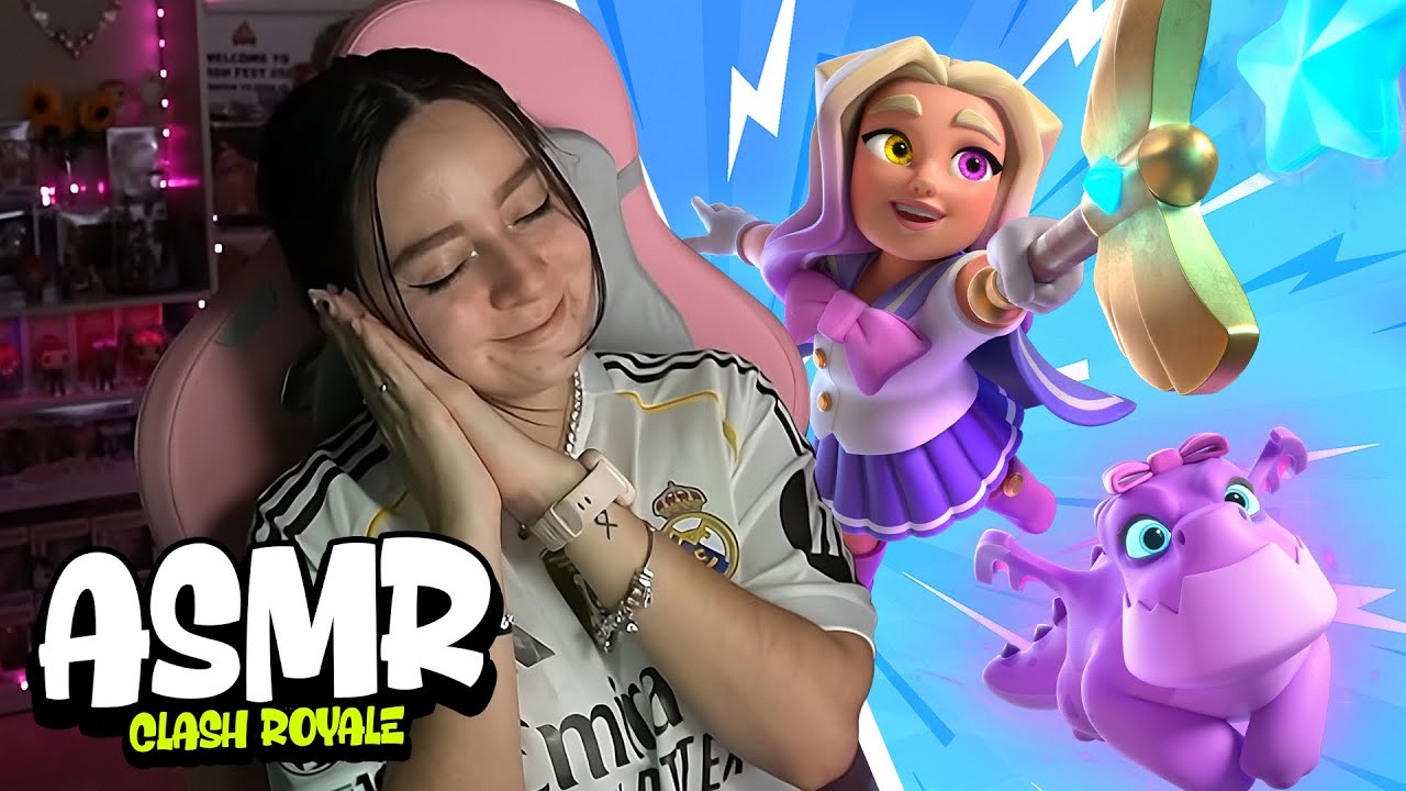 ASMR MIENTRAS JUEGO CLASH ROYALE #7 🎤