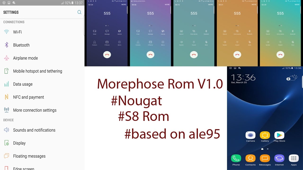 Install samsung S8+ rom for S4 i9500 Nougat  (morphose1.0)