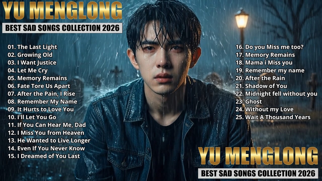 YU MENGLONG SAD SONG PLAYLIST 🥀 Heartbreaking Covers by Alan Yu 😭💔 #yumenglong #alanyumenglong