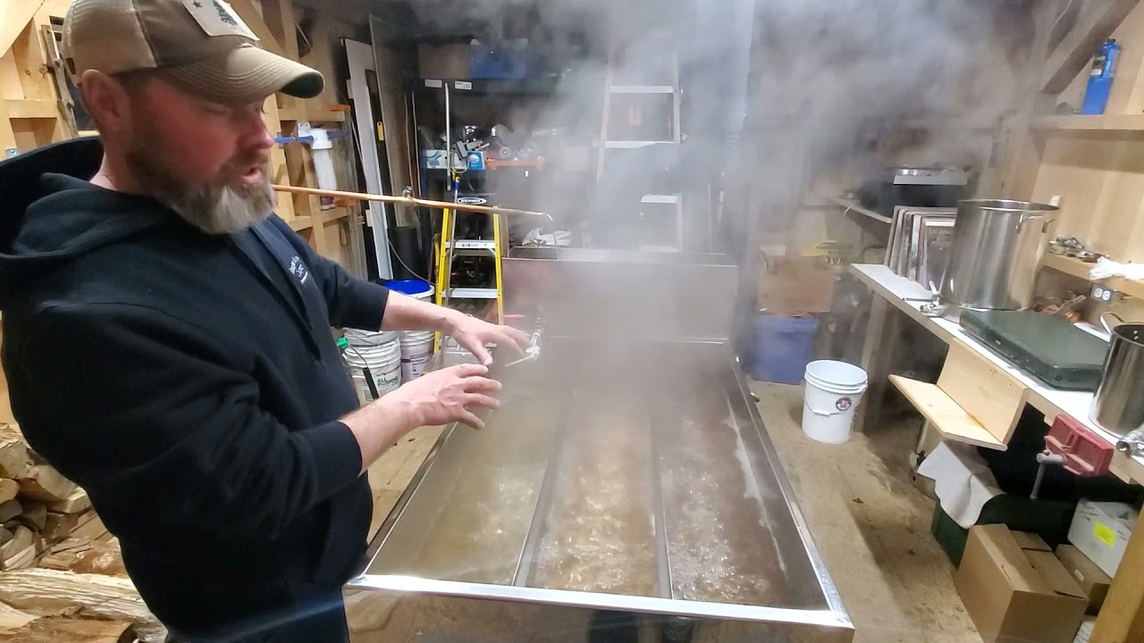 Making Maple Syrup start to finish on a WF Mason 2x3XL here at Sugarshacknation.