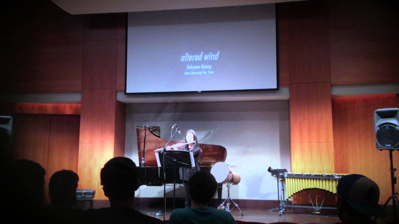 'altered wind' for flute and electornics(2016) LIVE -  Hohyeon Kyung