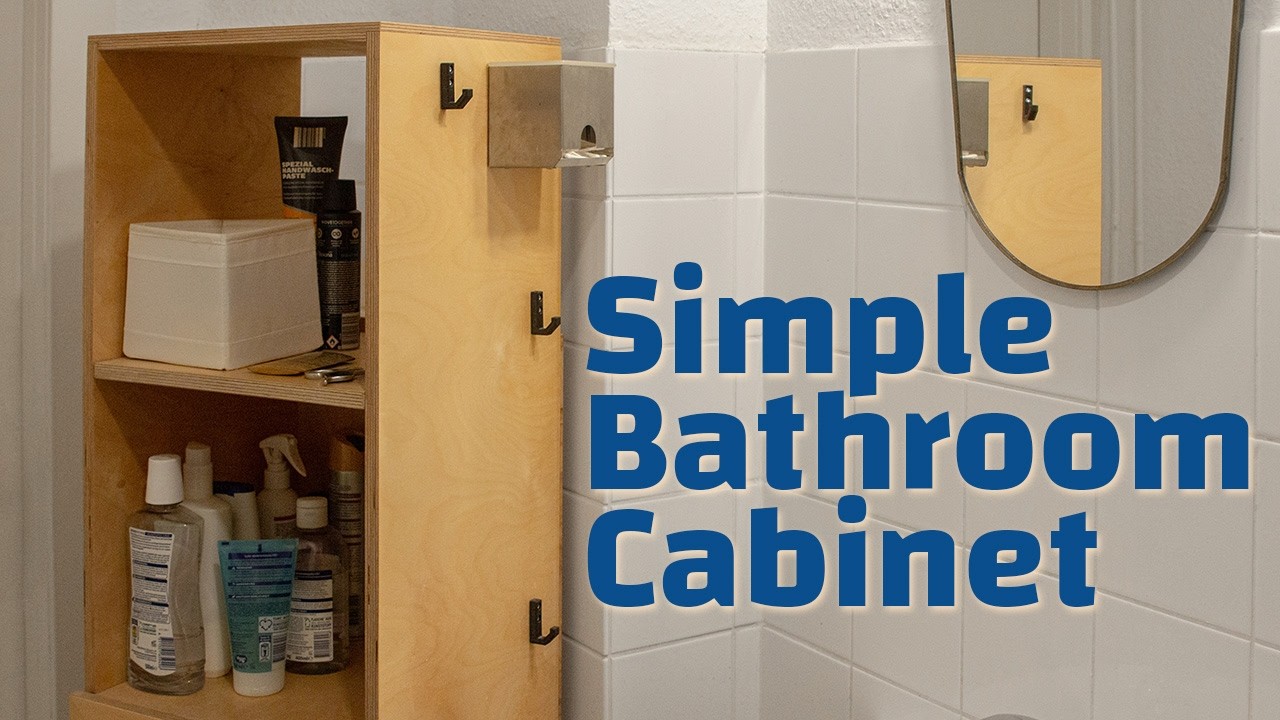 Making of a simple Bathroom Cabinet