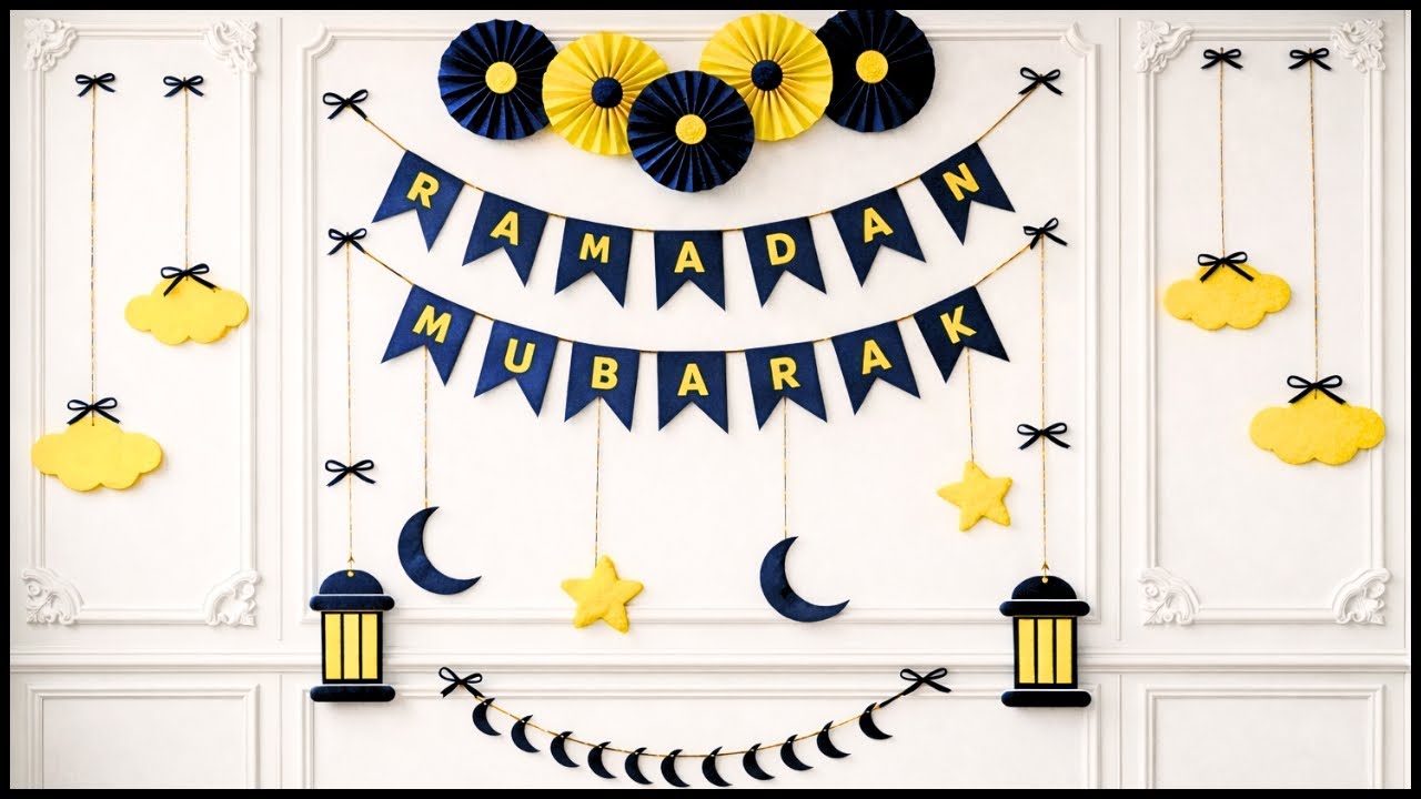 RAMADAN Decoration Ideas | Ramadan Mubarak | DIY Home Decor | 