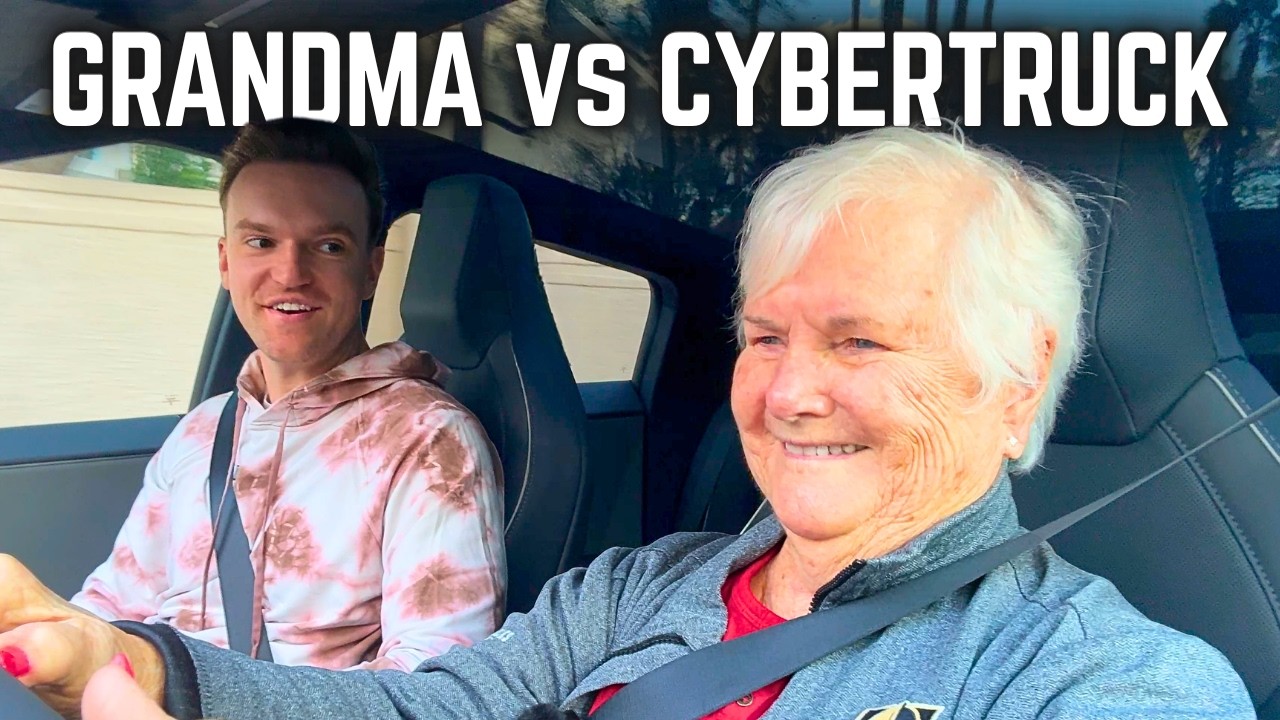 My Grandma Drove a Cybertruck (Her First Time)