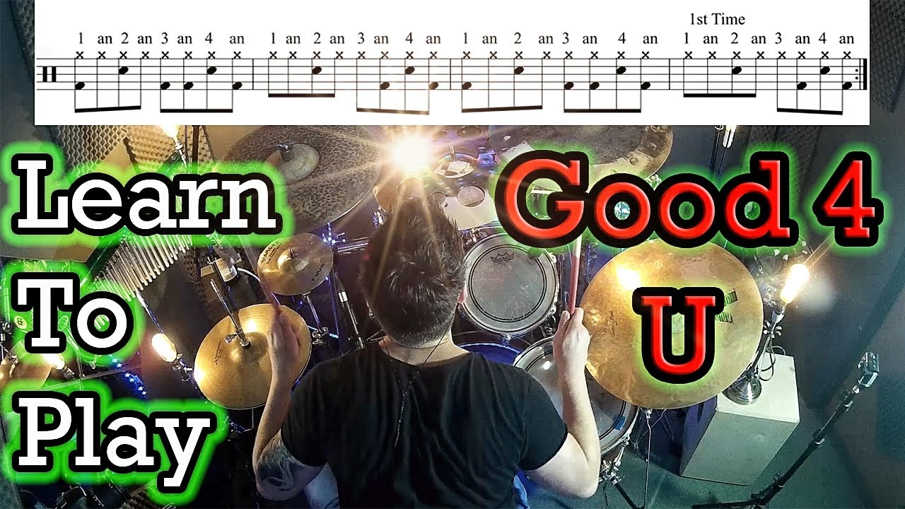 Olivia Rodrigo Good 4 U Drum Tutorial Lesson breakdown