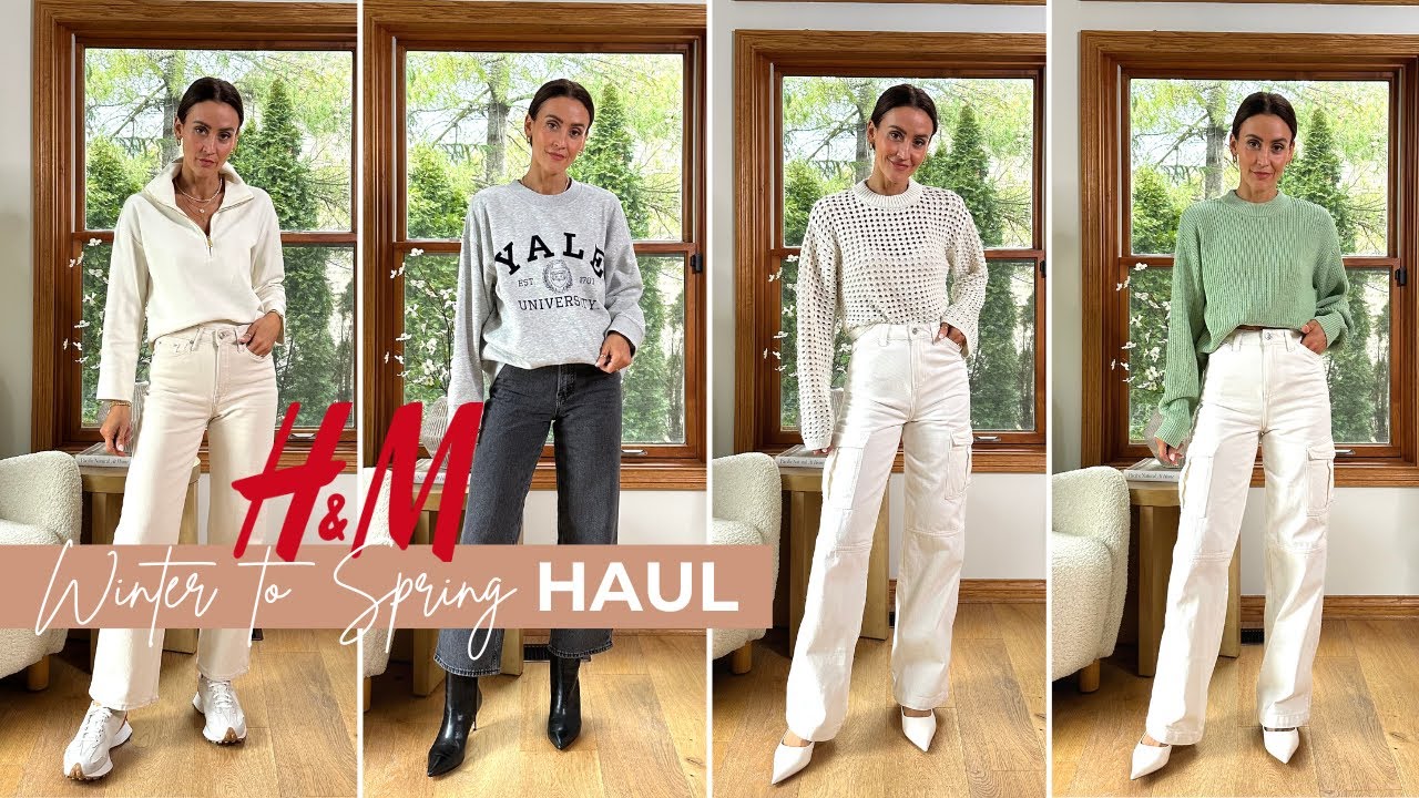 H&M Winter to Spring Try On Haul 2023 | new arrivals