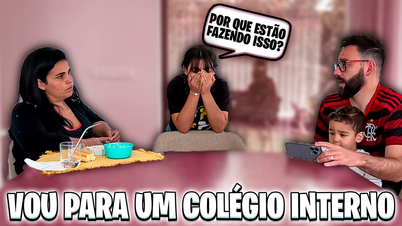 VOU ESTUDAR EM UM COLÉGIO INTERNO