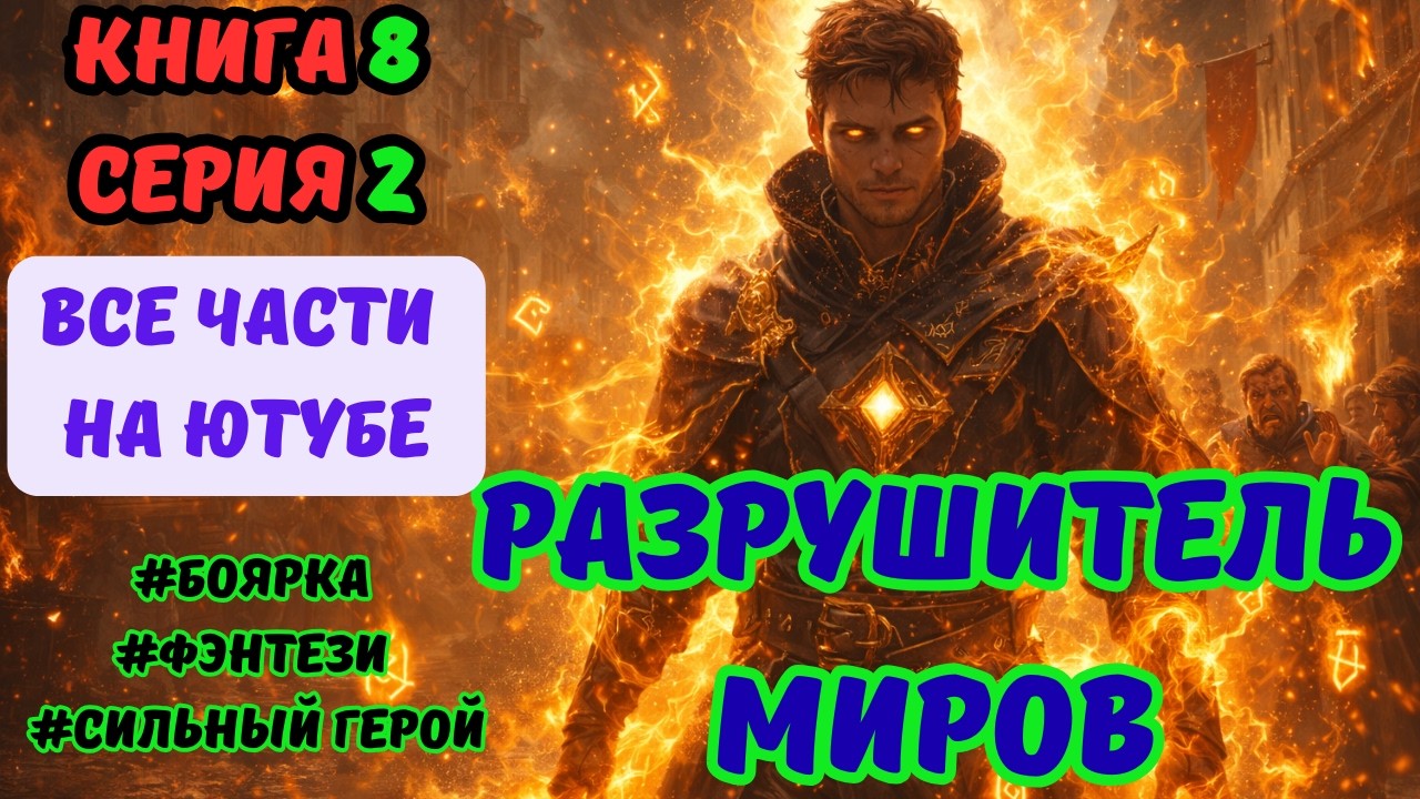 Разрушитель МИРОВ ! Все книги на ЮТУБЕ ! Книга 8 СЕРИЯ 2 ! ПОПАДАНЕЦ ФЭНТЕЗИ #аудиокниги #аудиокнига