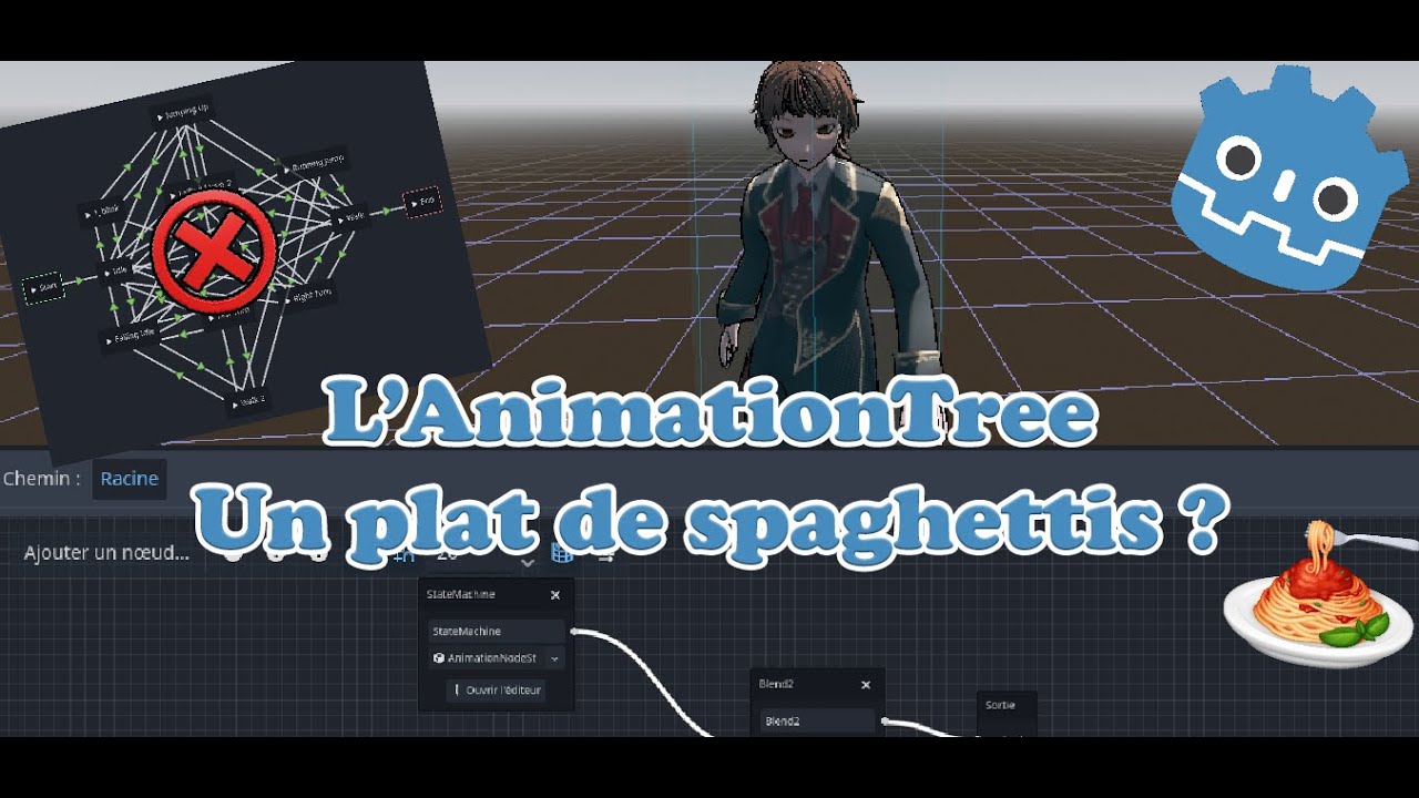 Tuto Godot 4 : Animer un personnage en 3D - Part 2 : AnimationTree et RootMotion