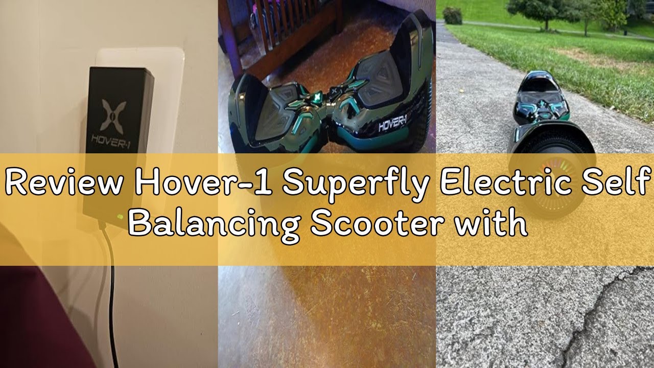 Review Hover-1 Superfly Electric Self Balancing Scooter with 7MPH Top Speed, 6 Mile Range, Long Last