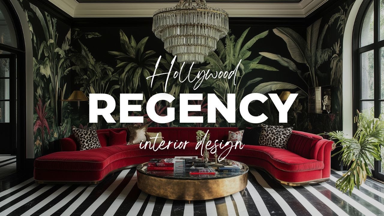 Hollywood Regency Interior Design: Bring Golden Age Glam to Your Home