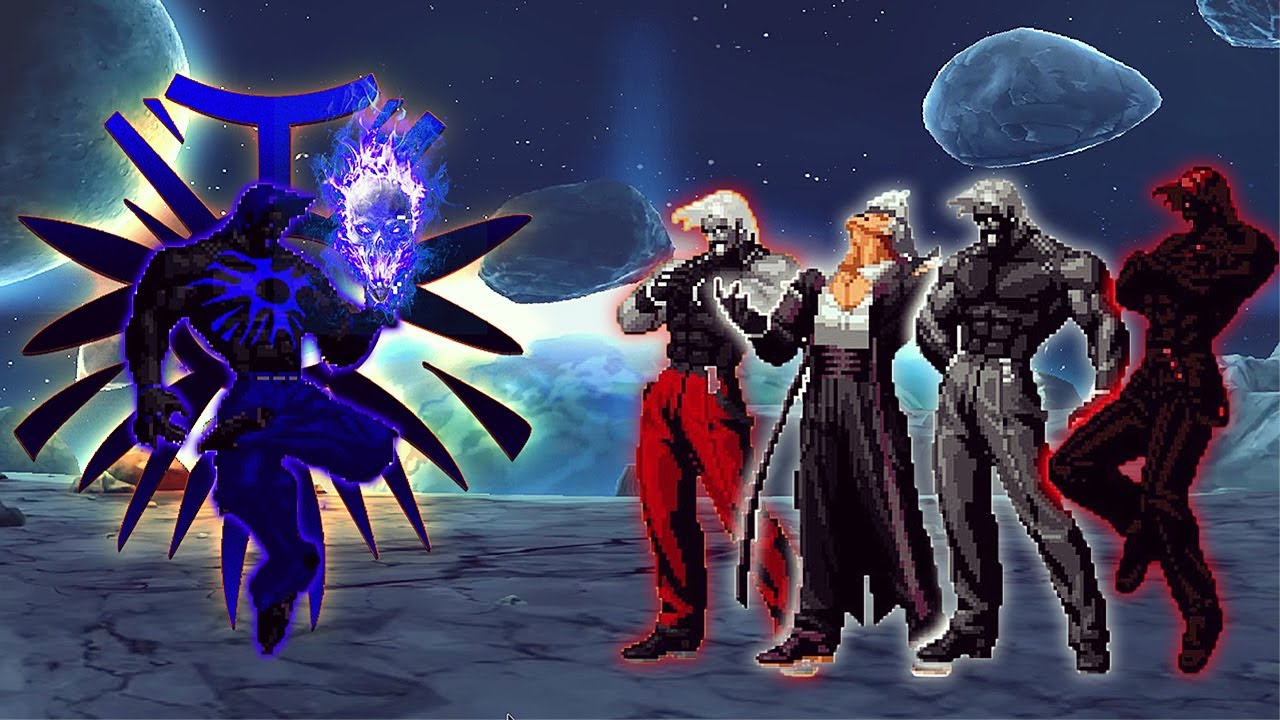 [KOF Mugen] Blue Valmar Rugal Vs Boss Rugal Team