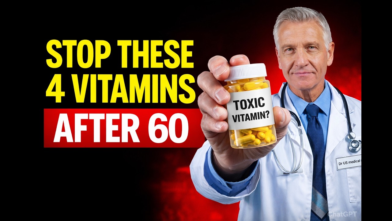 Over 60? 4 Vitamins You Should NEVER Take & 4 You MUST Take Every Day