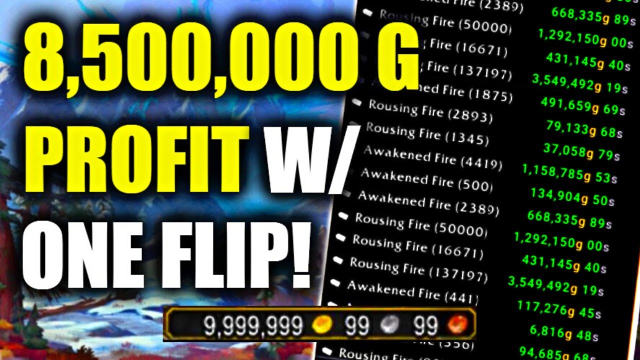How I Made A GOLCAP Flipping Materials ONLY! WoW Dragonflight Goldmaking | Awakened