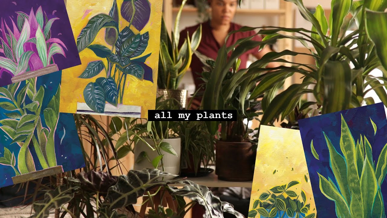 Painting All My Plants!