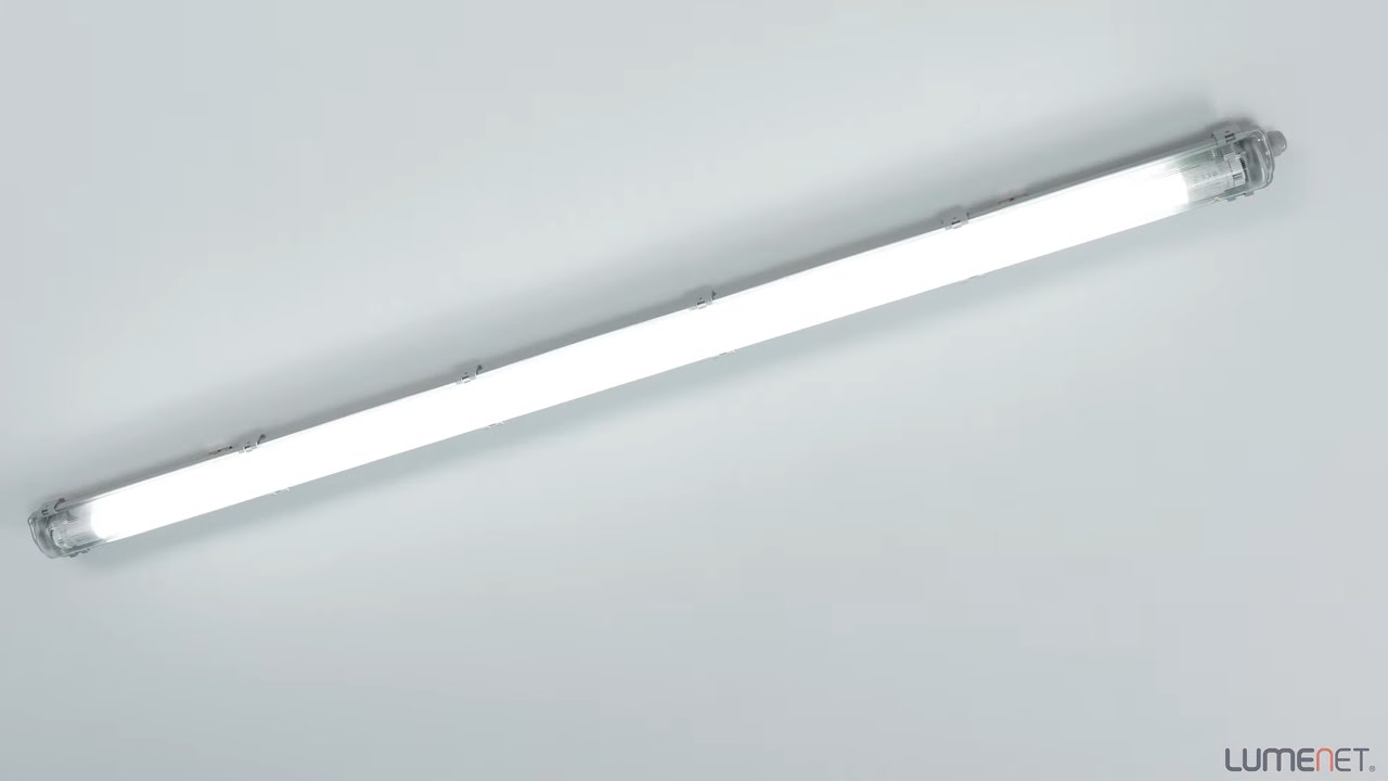 M&uuml;ller Licht 20800196 Aqua-Promo with 1x18W 4000K T8 LED fluorescent tube 1265mm IP65