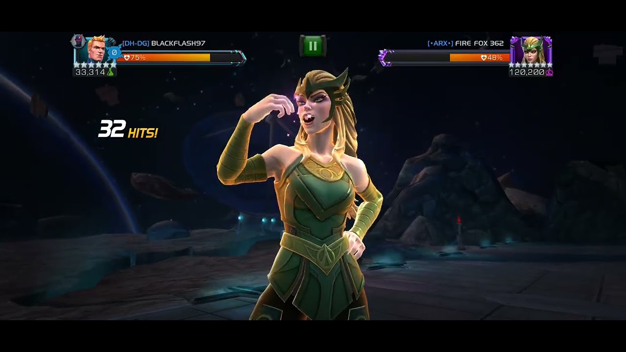 Human Torch vs Enchantress Node 8 Rage