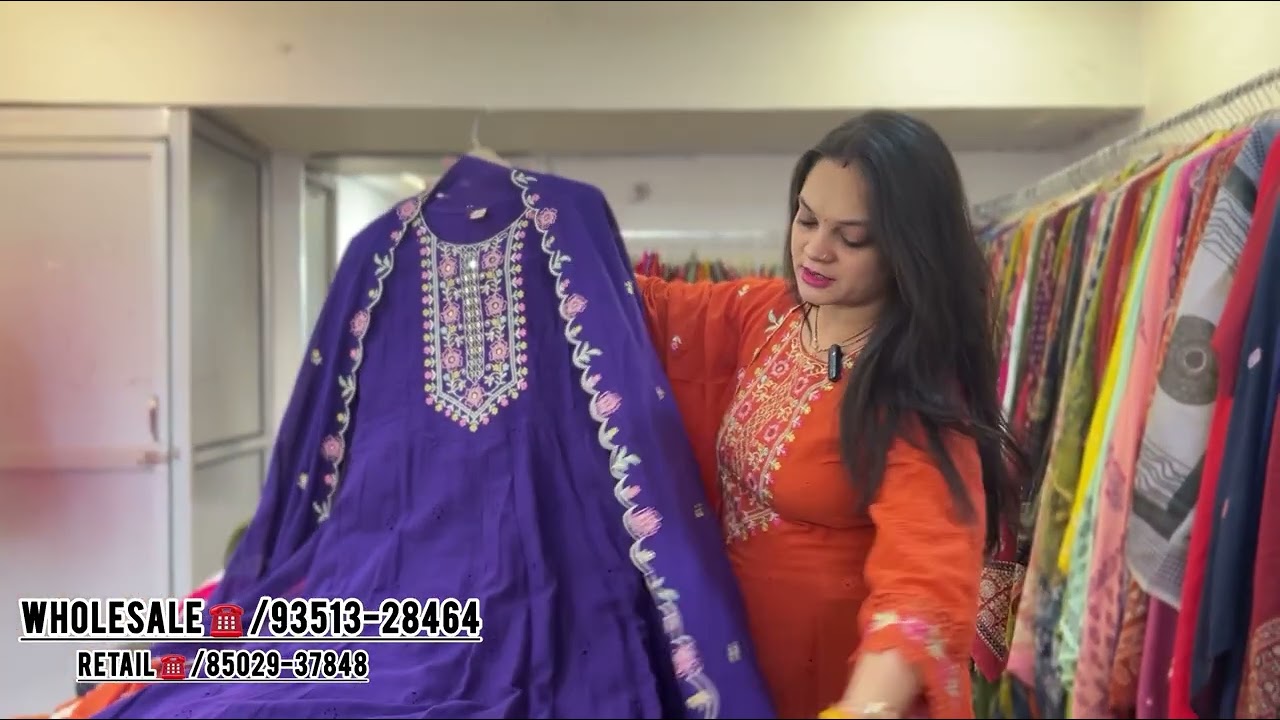 Jaipur Cotton mulmul schiffli anarkali 😍// #jaipur #viral #youtube #trending #subscribers 