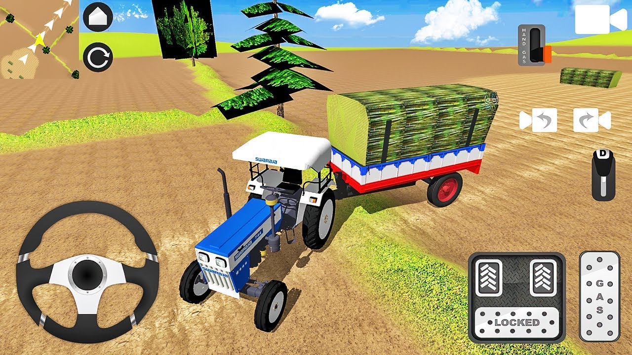 Sonalika RX 47 Tractor Driving - Indian Tractor Simulator Game - Android Gameplay