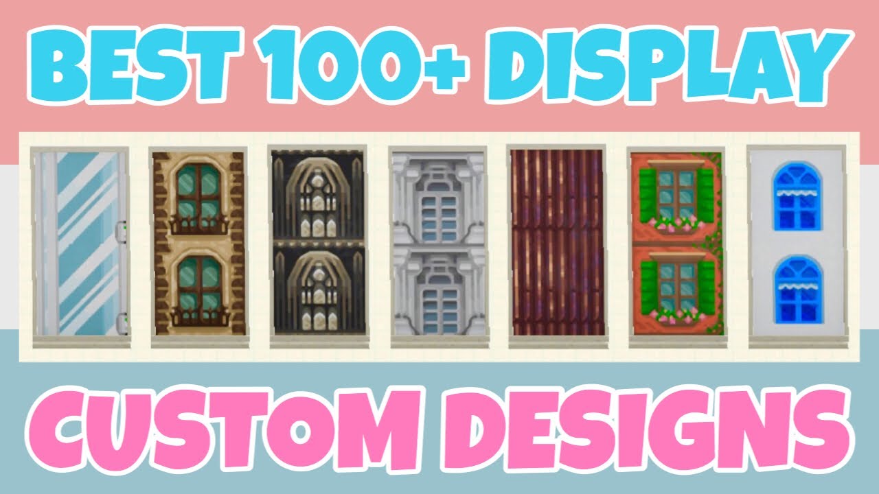 Best 100+ Outdoor Panel Display Custom Designs In Animal Crossing New Horizons (Castle, Ship, Codes)