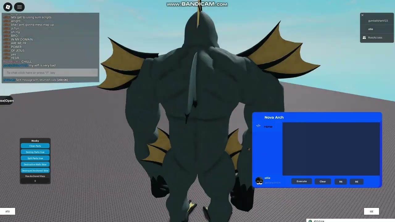 showcasing nova arch (whens its fully done its gonna be good)