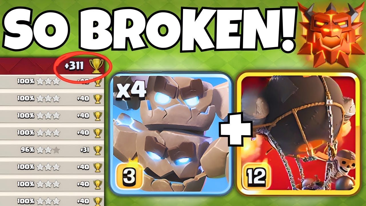 Meteor Golems are Still SO BROKEN in Legends League!