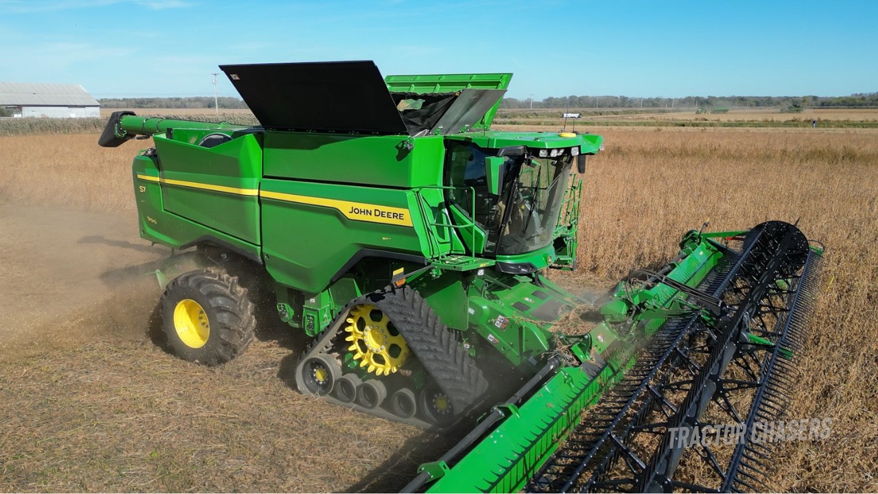First Field for Brand New John Deere S7 900 Combine