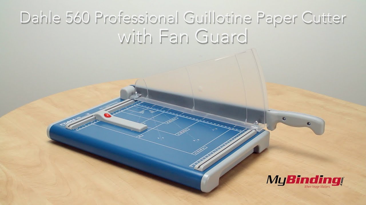 Dahle Model 560 Professional 13 3-8 Inch Guillotine Paper Cutter with Fan Guard