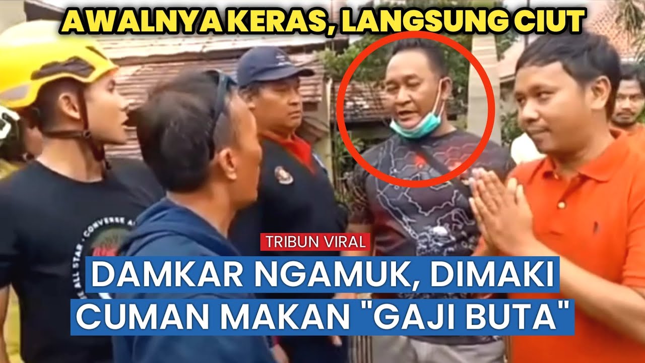 VIRAL Damkar Kena Semprot Warga hingga Dimaki ‘Makan Gaji Buta’