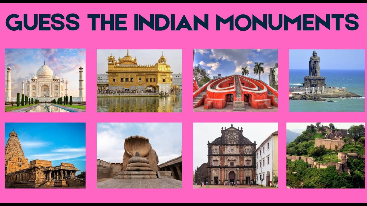Guess the 60 Indian Monuments from Easy to Hard 🏛️ | Monument Quiz Challenge 🇮🇳