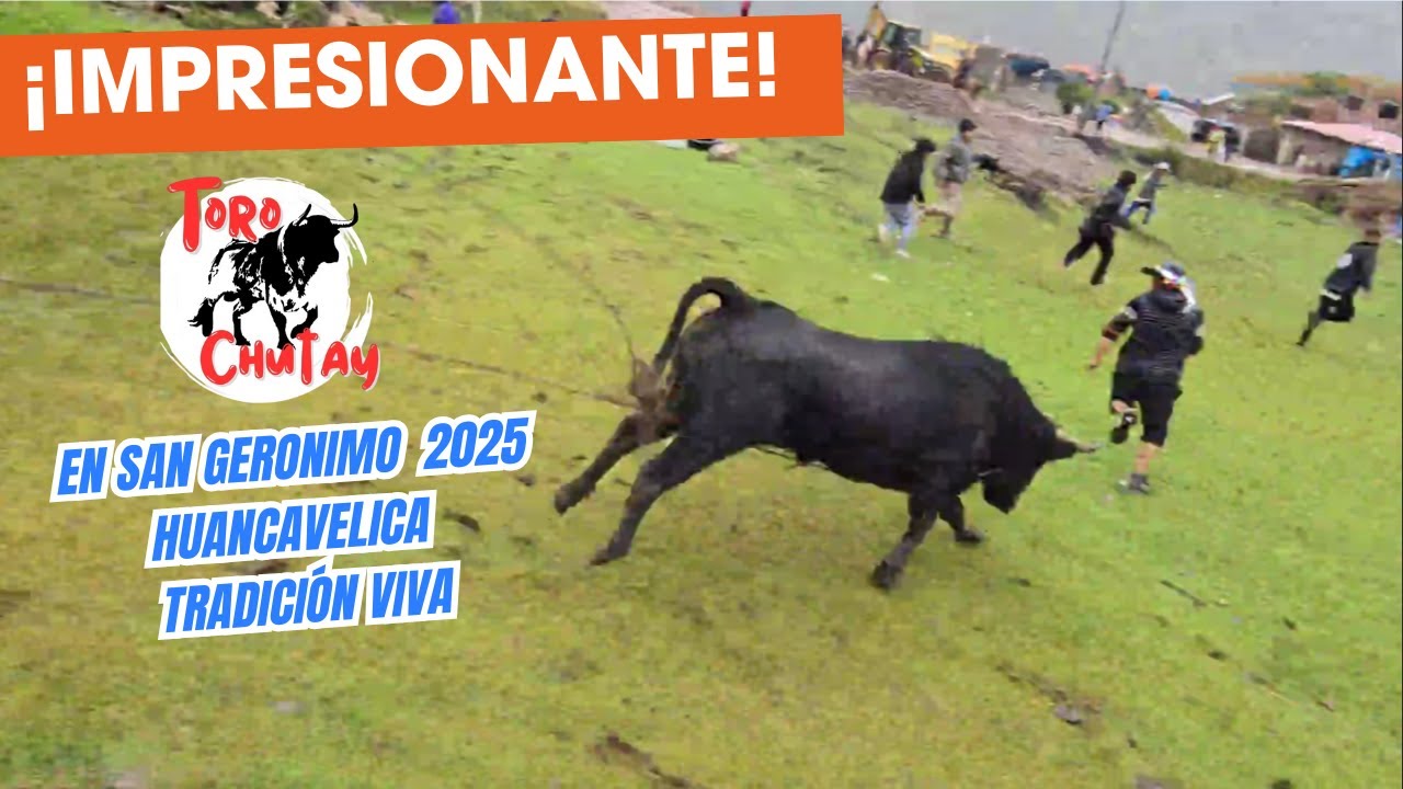 Toro Chutay en San Jerónimo | Tradición en Huancavelica