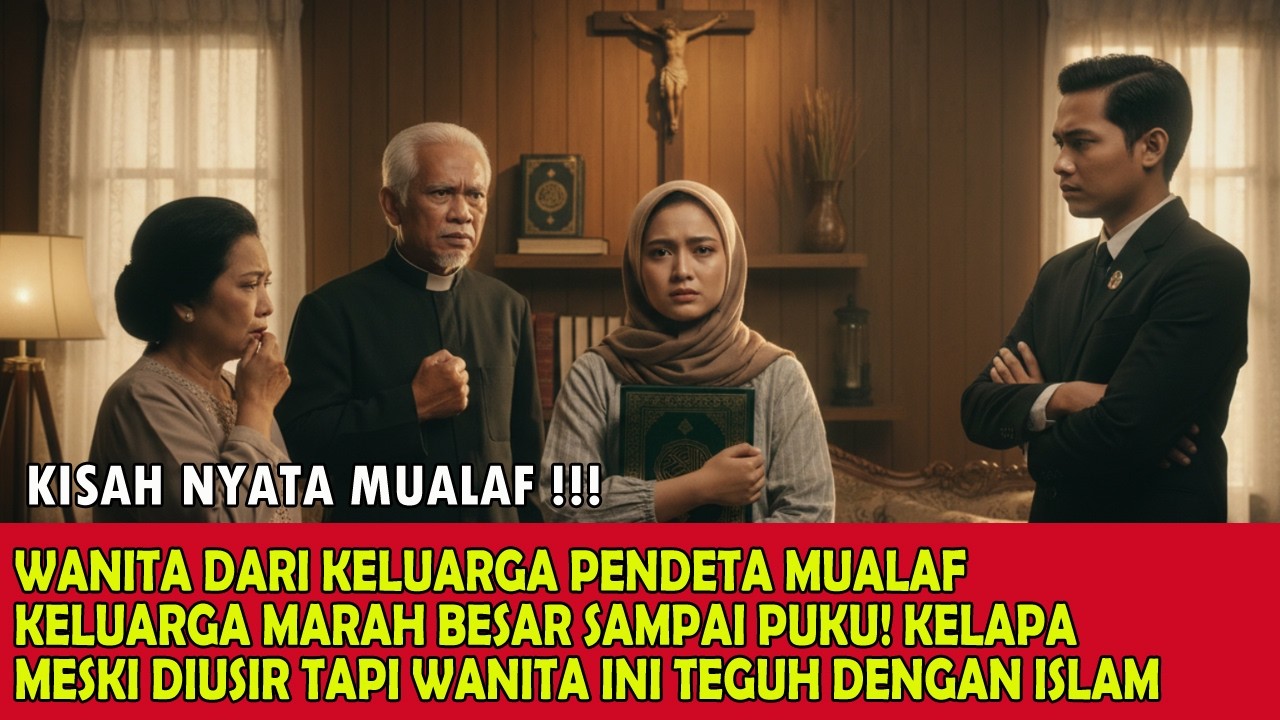 ANAK KELUARGA PENDETA MEMILIH MUALAF MESKI DIUSIR DAN DIPULUKI KELUARGA TETAP TANGGUH DENGAN IMANNYA