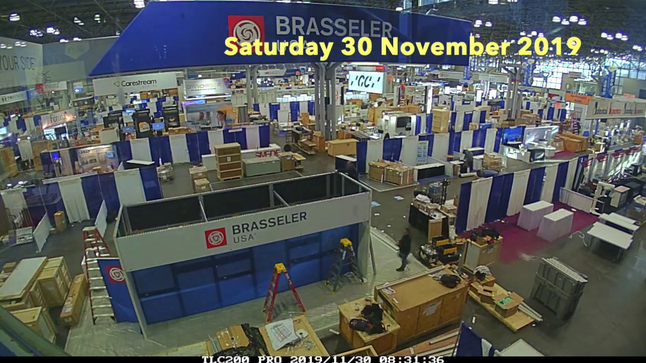 Time-Lapse Video of the Construction of the 2019 GNYDM Exhibit Floor (AB Hall)