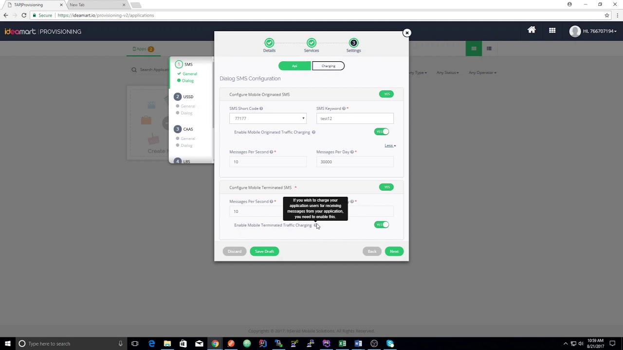 IdeaPro - App provisioning