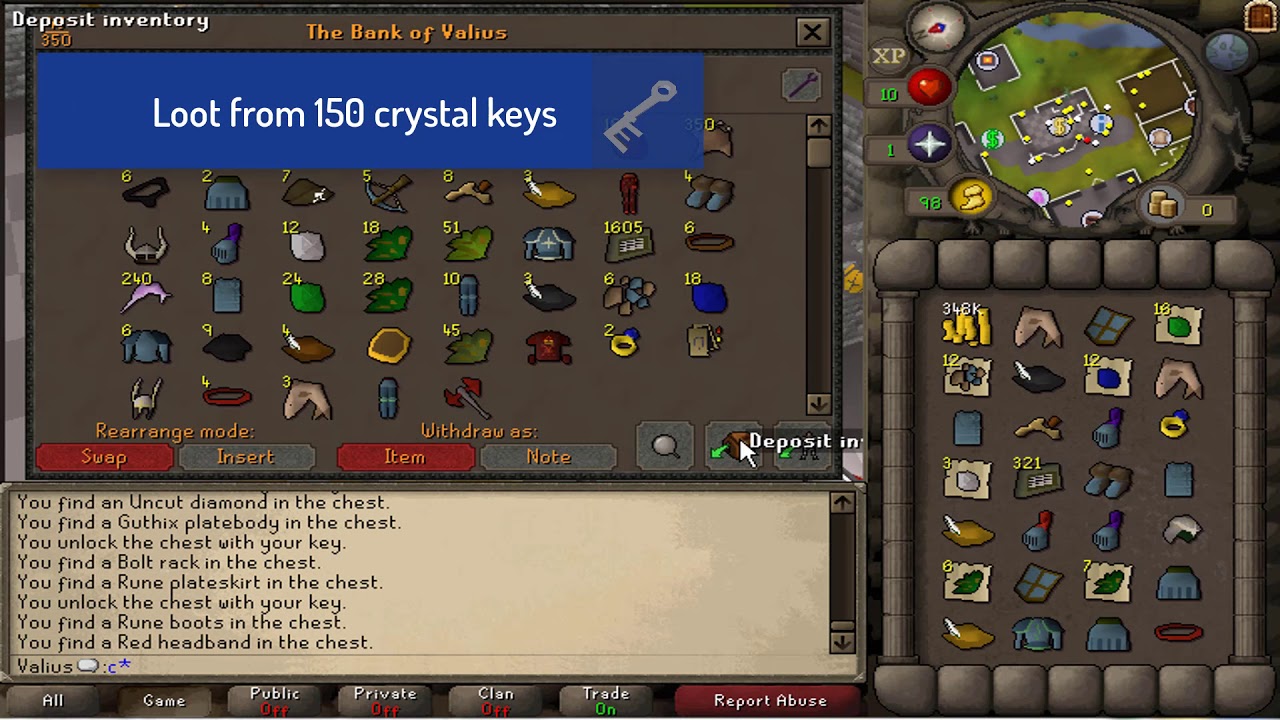 [New RSPS] Valius - 25$ Giveaway! - Opening 150 Crystal Keys