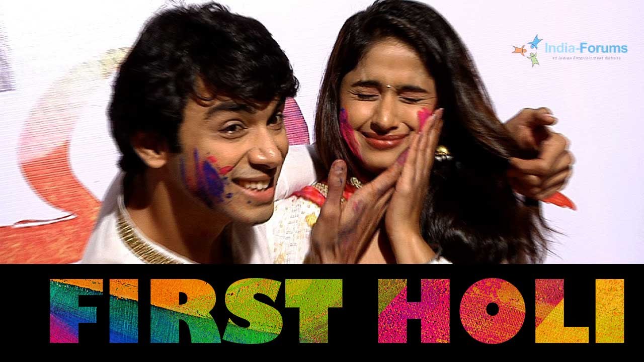 LD and Radha Celebrate Their First Holi
