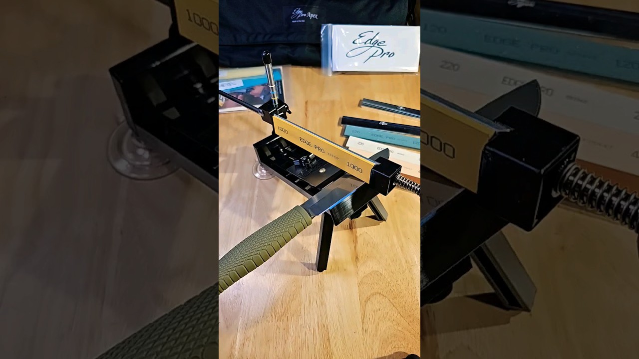 Extreme Angle Edge Pro Apex 4 Magnetic Knife Platform #EdgeProInc #knifesharpeners #razoredge #sharp