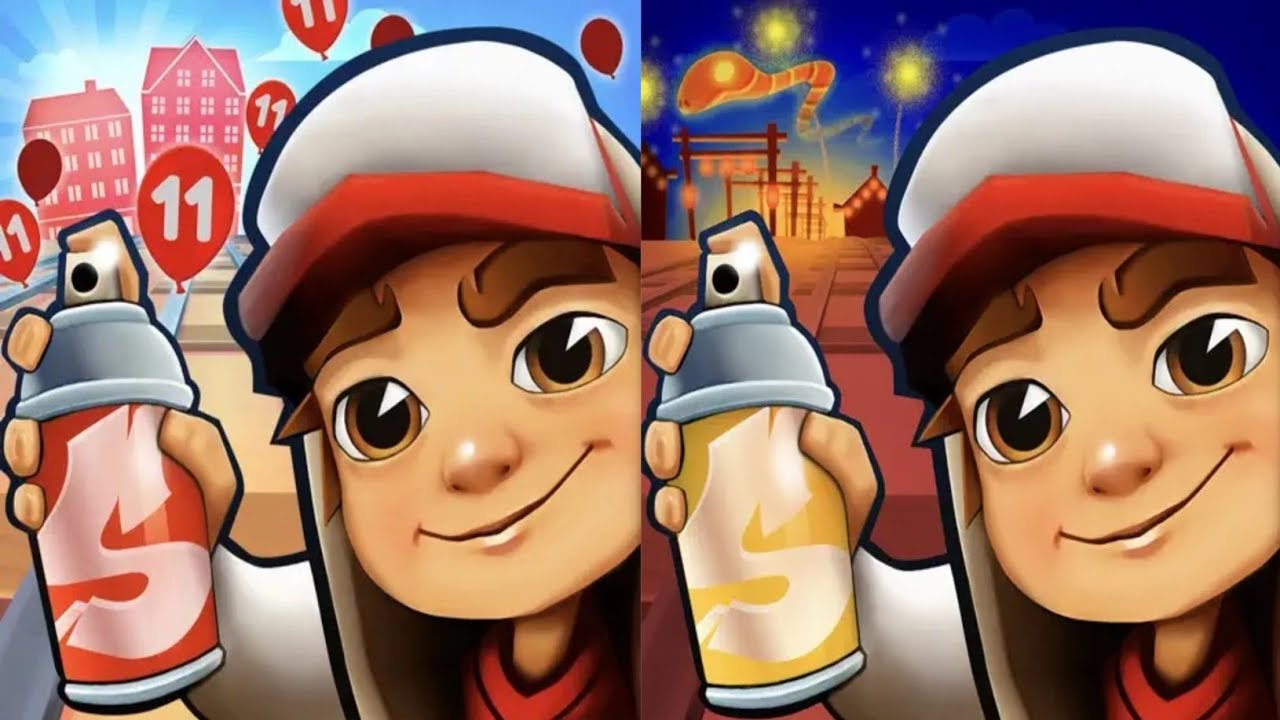 Subway surfers: Copenhagen 2023 🆚 Lunar New Year [ Year of the Snake🐍] 2025 Map Comparison 