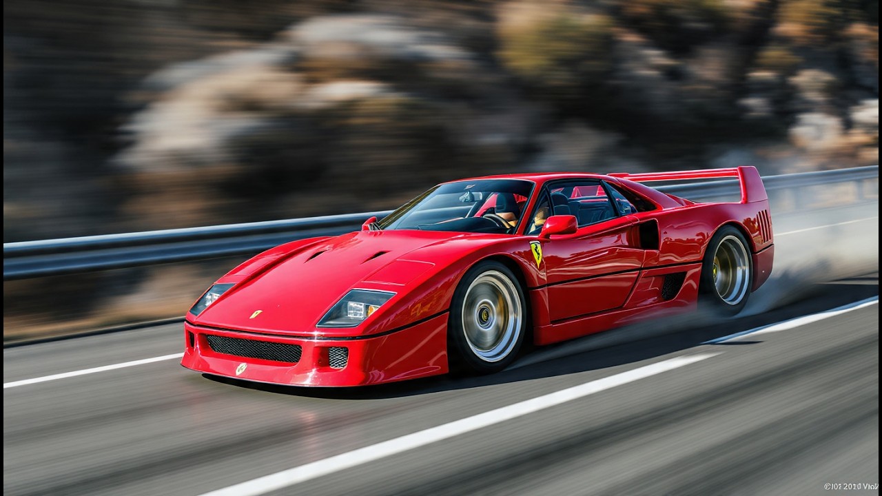 Este Ferrari F40 (la última creación de Enzo Ferrari) tenia una FALLA MORTAL