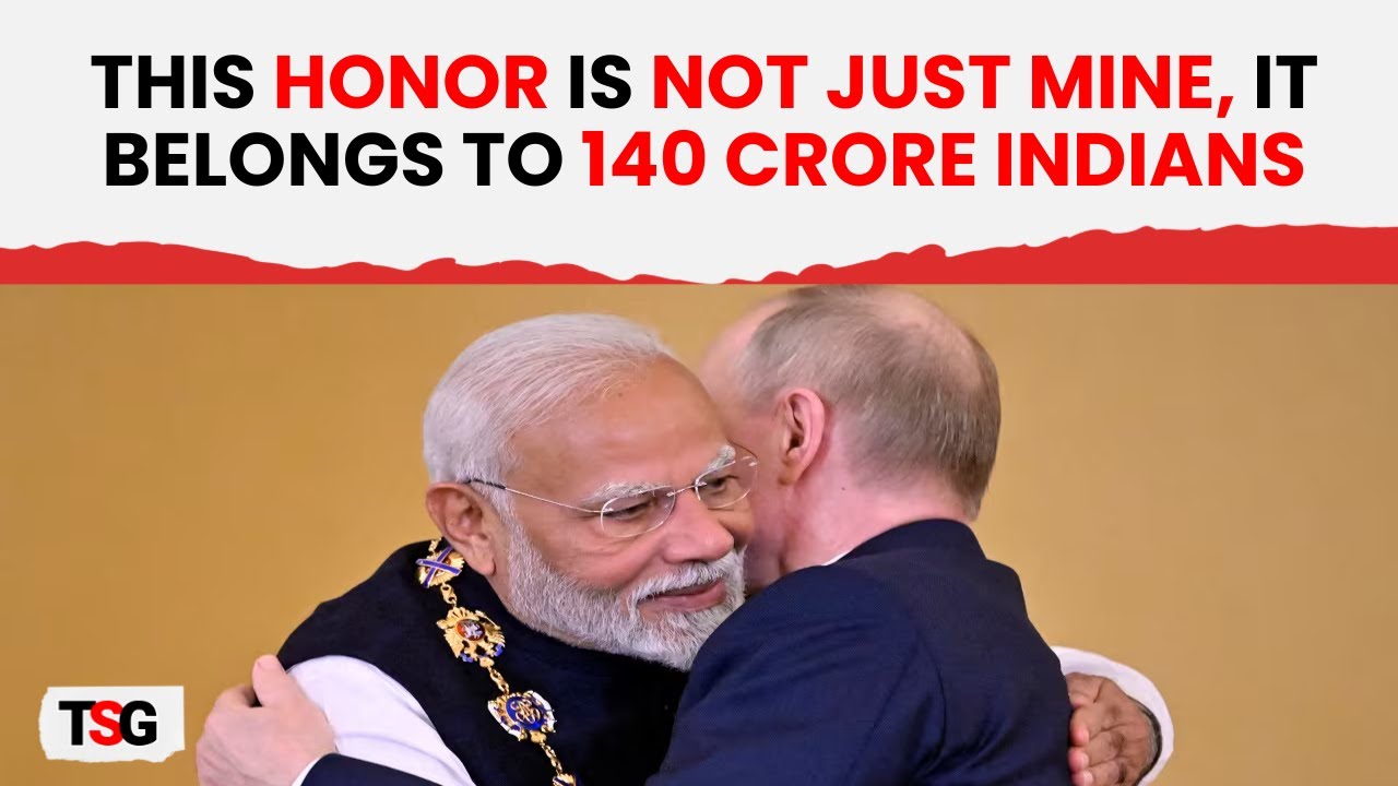 Highest civilian Honor to Modi in Russia: Modi dedicates honor to fellow Indian