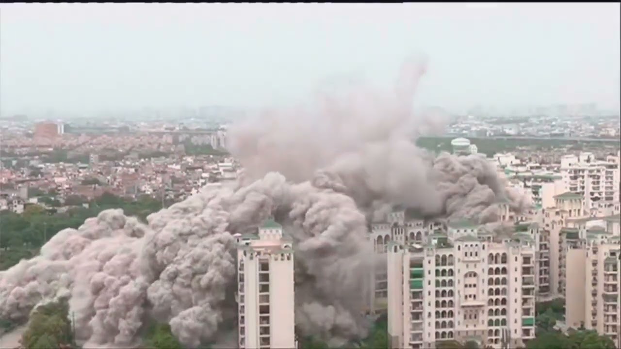 Noida Supertech twin towers demolition ||Why twin tower is being destroyed? @ManishKashyapsob