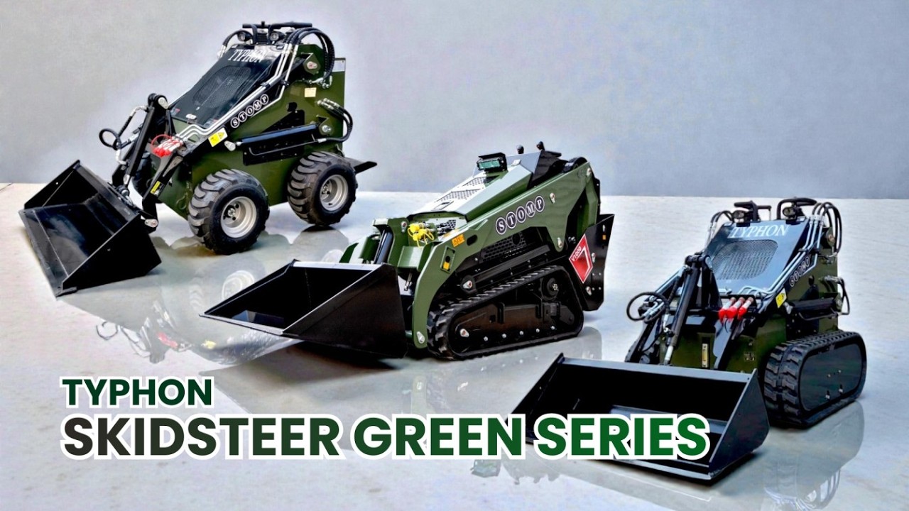 TYPHON Skid Steer Green Series — The Most Massive Power You Can Trust