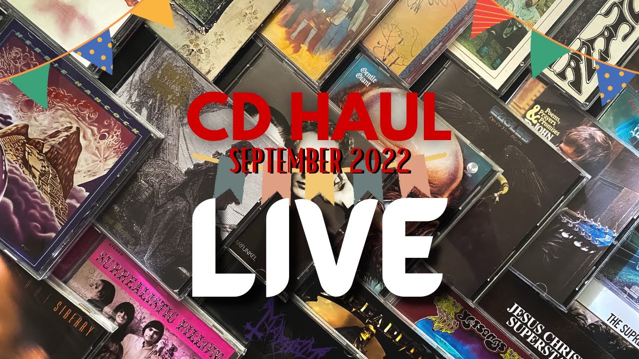 Birthday Livestream | CD Haul: September 2022 LIVE
