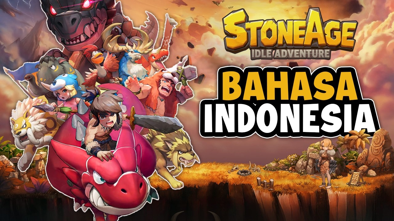 Sudah Rilis di Playstore Indonesia! 1 GB Doang! - StoneAge: Idle Adventure (Android/iOS)