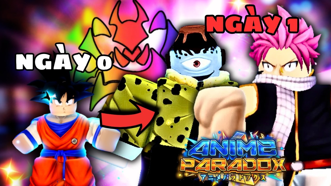 Ng&agrave;y 1 QU&Aacute; KHỦNG KHIẾP Trong Anime Paradox | Noob to Pro Anime Paradox