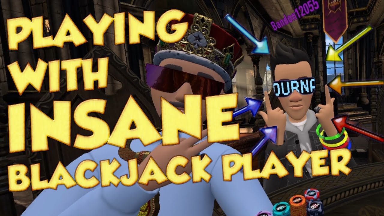 PokerStars VR - PLAYING WITH AN INSANE BLACKJACK PLAYER!